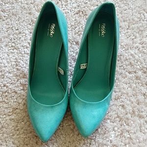 Mossimo aqua heels